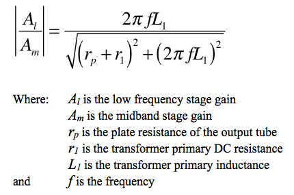 Low end gain formula